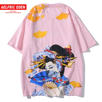 Aelfric Eden 2020 Summer Japanese Harajuku Tops Tees Streetwear T-Shirts Japanese Kimono Woman Men Women T Shirt Long Section
Aelfric Eden 2020 Summer Japanese Harajuku Tops Tees Streetwear T-Shirts Japanese Kimono Woman Men Women T Shirt Long Section