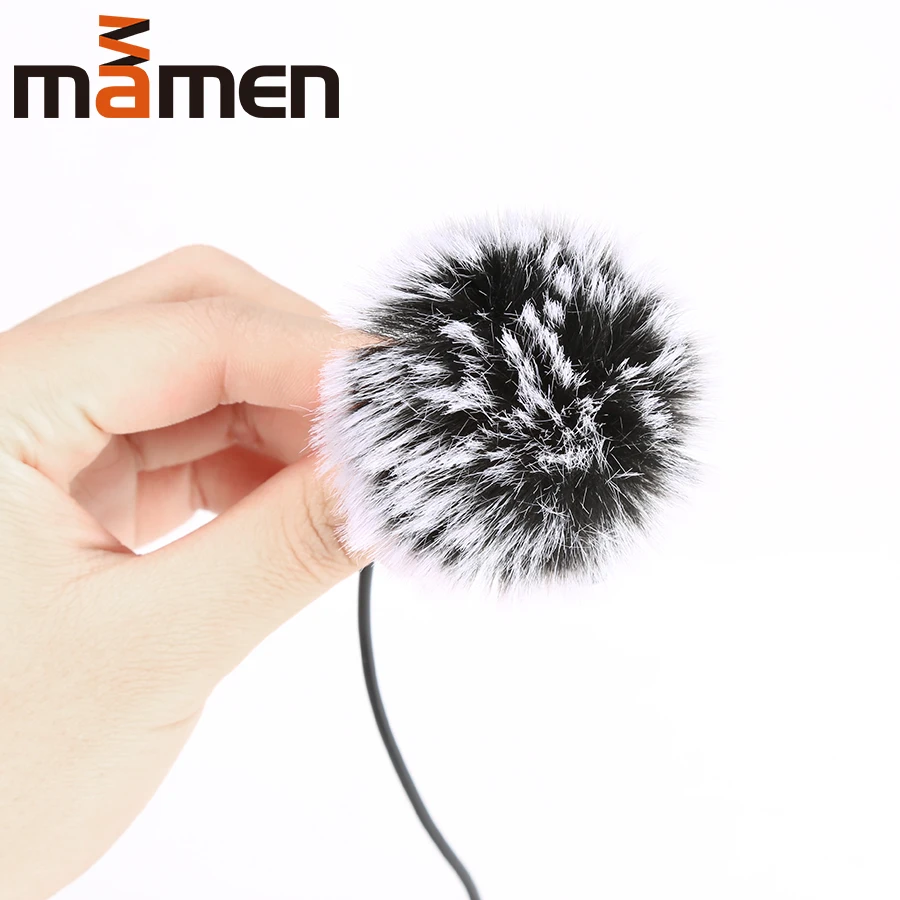 MAMEN Universal lavalier microphone fluffy windshield fur windshield windproof clutch soft for lapel lapelmicDrainage Specials
MAMEN Universal lavalier microphone fluffy windshield fur windshield windproof clutch soft for lapel lapelmicDrainage Specials