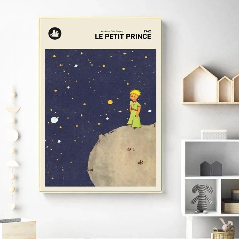 The Little Prince французская версия принты детская настенная Картина на холсте книга