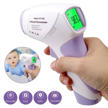 Adult Baby Forehead Thermometer Non-Contact Body Temperature Measurement LCD Screen Backlight Infrared Digital Thermometer
Adult Baby Forehead Thermometer Non-Contact Body Temperature Measurement LCD Screen Backlight Infrared Digital Thermometer