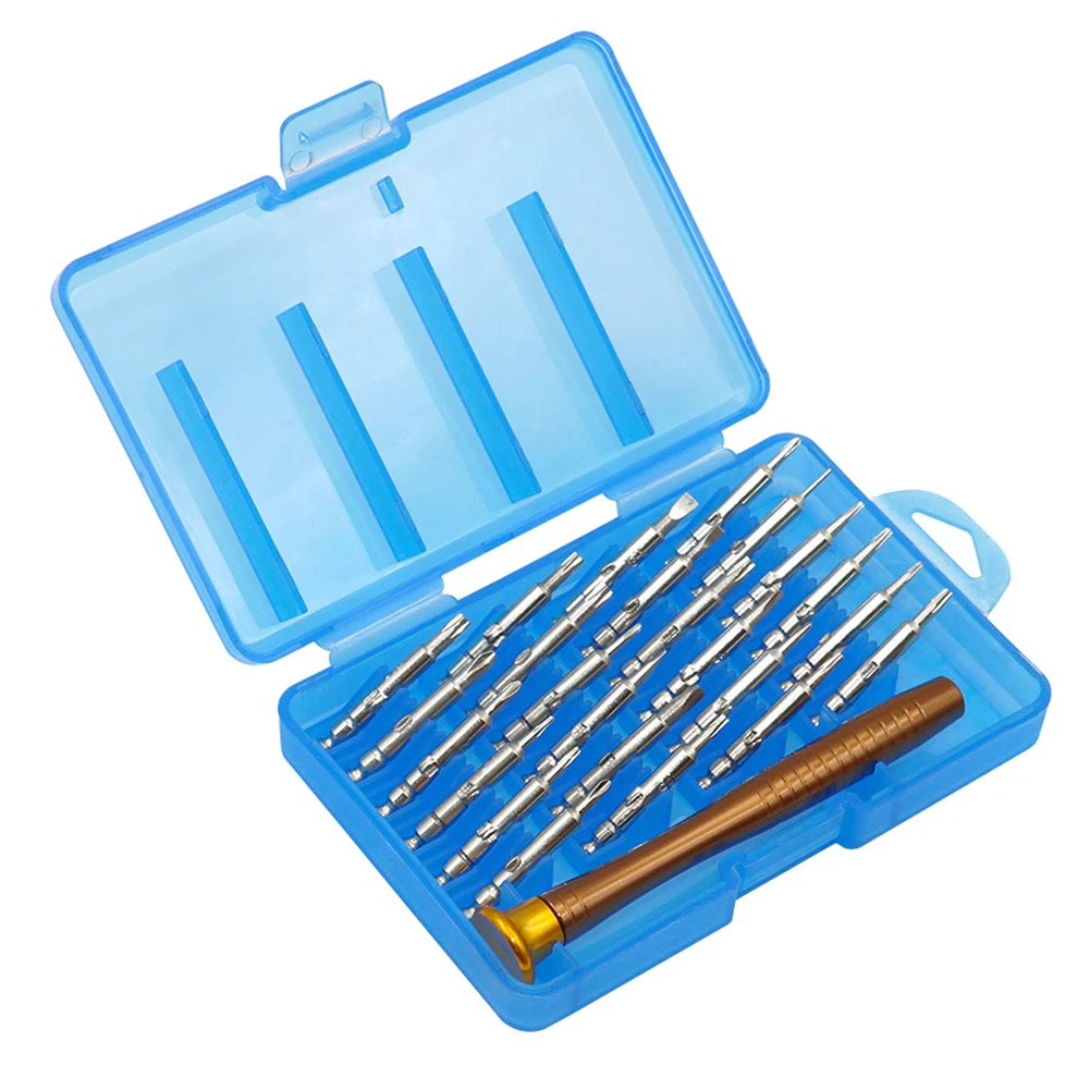 25-In-1 Screwdriver Set Multi-Function Manual Mobile Computer Watch Repair Kit Portable Repair Tool Combination With Storage Box
25-In-1 Screwdriver Set Multi-Function Manual Mobile Computer Watch Repair Kit Portable Repair Tool Combination With Storage Box