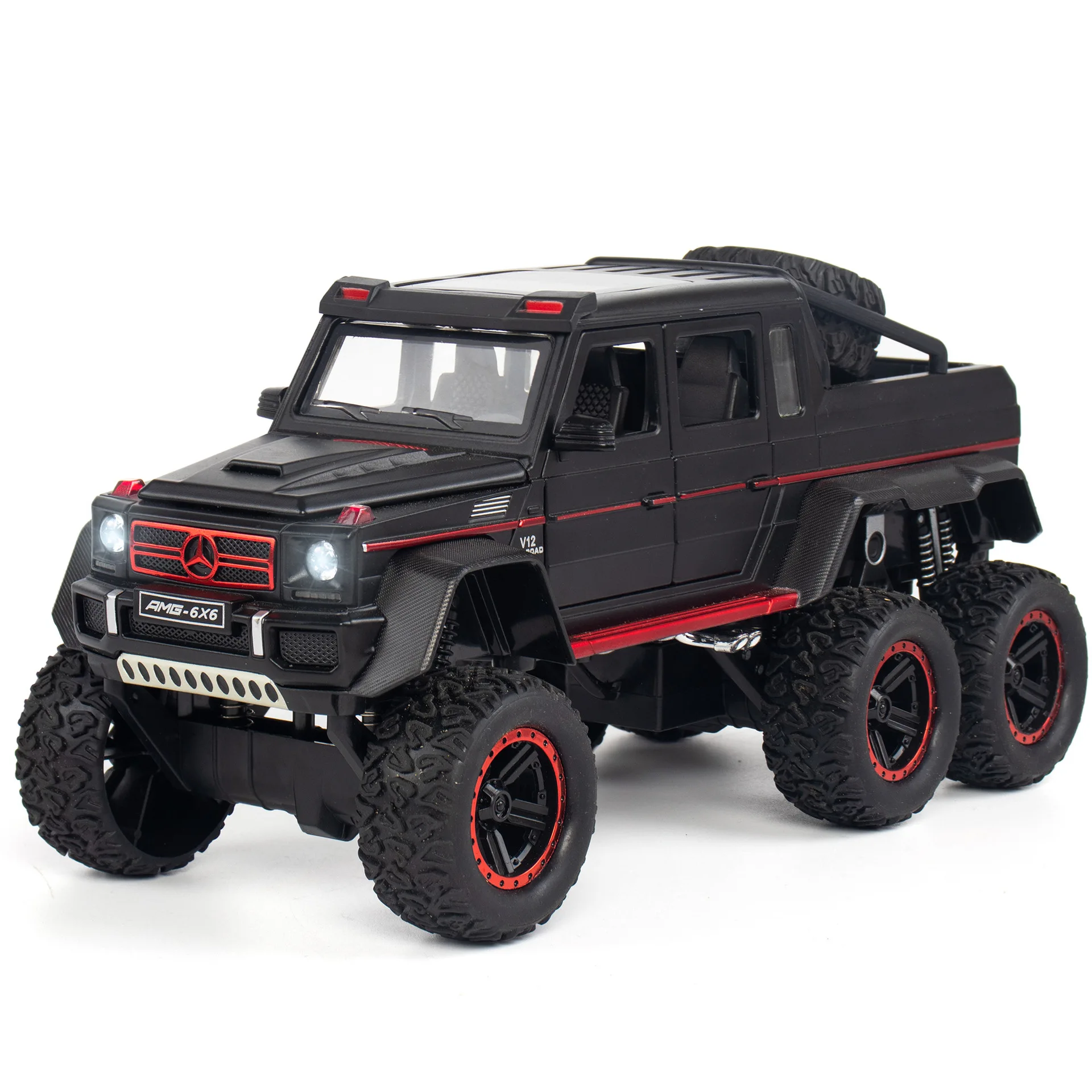 1:22 Toy Car Model Simulation AMG-6X6 G63 Diecast Car Toy Vehicle Door Open Pull Back Car Kids Car Collection Toys Car Gifts
1:22 Toy Car Model Simulation AMG-6X6 G63 Diecast Car Toy Vehicle Door Open Pull Back Car Kids Car Collection Toys Car Gifts