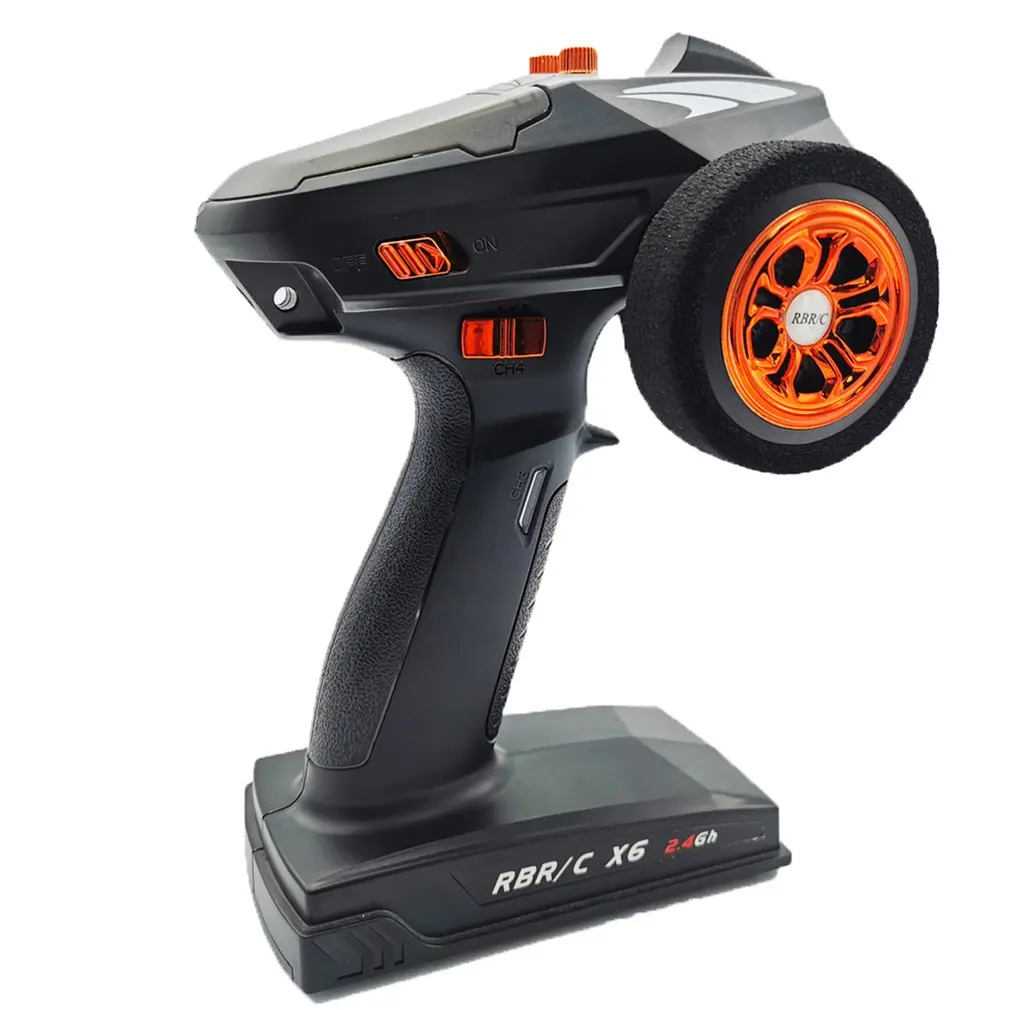 For Remote Control Vehicle Rbr/c 2.4g Gun Type Lithium Battery X6/X6FG Channel With Gyroscope Transmission Remote Control
For Remote Control Vehicle Rbr/c 2.4g Gun Type Lithium Battery X6/X6FG Channel With Gyroscope Transmission Remote Control