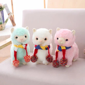 25/35cm Cute Colorful Alpaca Peluches With Scarf Anime Alpacasso Plush Animal Stuffed Toy For Girls Kids Lover Christmas Gift
25/35cm Cute Colorful Alpaca Peluches With Scarf Anime Alpacasso Plush Animal Stuffed Toy For Girls Kids Lover Christmas Gift