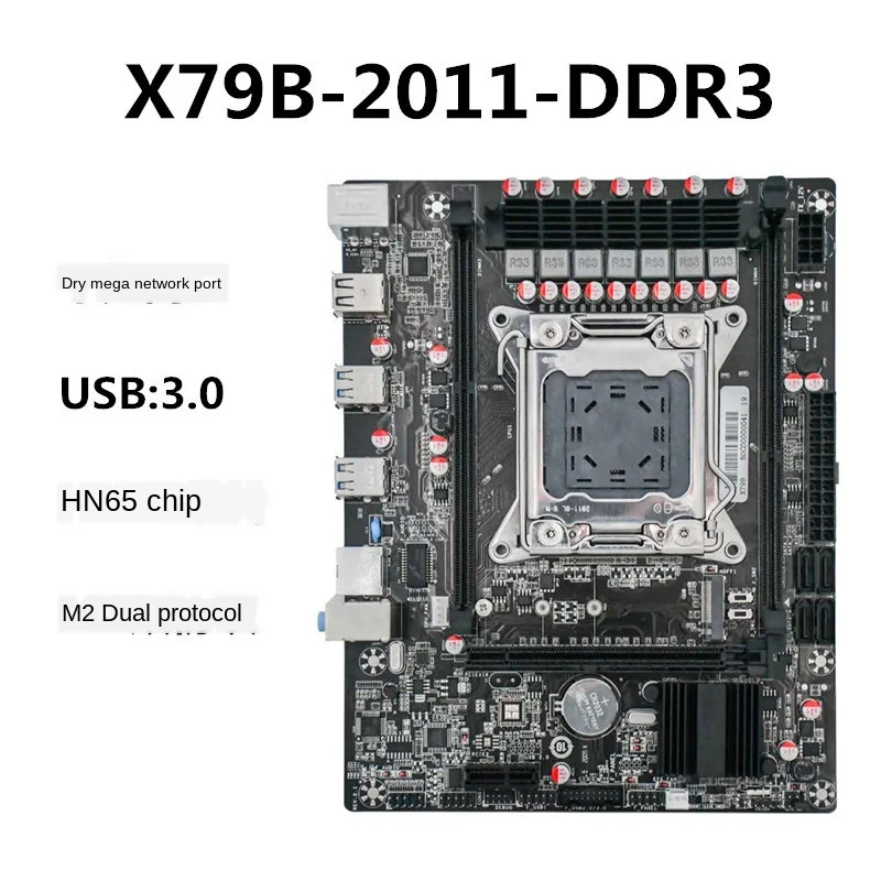 New X79B Desktop Computer Motherboards, Soft 2011-Thread-USB3.0 Interface Supports M2 Solid Server Board Game Set
New X79B Desktop Computer Motherboards, Soft 2011-Thread-USB3.0 Interface Supports M2 Solid Server Board Game Set