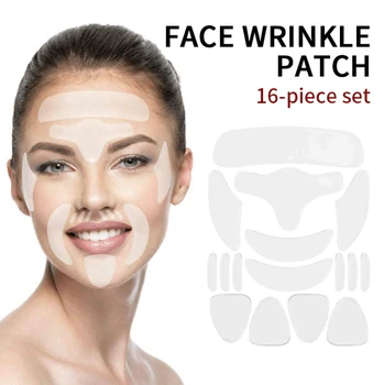 16Pcs Reusable Silicone Wrinkle Removal Sticker Face Forehead Neck Eye Sticker Pad Anti Wrinkle Aging Skin Lifting Care Patch
16Pcs Reusable Silicone Wrinkle Removal Sticker Face Forehead Neck Eye Sticker Pad Anti Wrinkle Aging Skin Lifting Care Patch