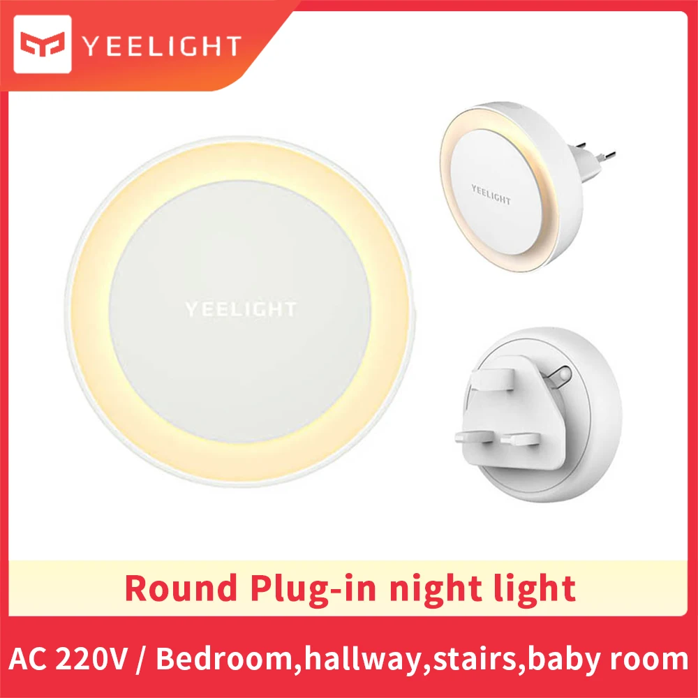Yeelight LED Night Light Round Bulb XIaomi Smart Home for Children With Light-Sensitive Sensor Smart Wall Lamp EU Version
Yeelight LED Night Light Round Bulb XIaomi Smart Home for Children With Light-Sensitive Sensor Smart Wall Lamp EU Version