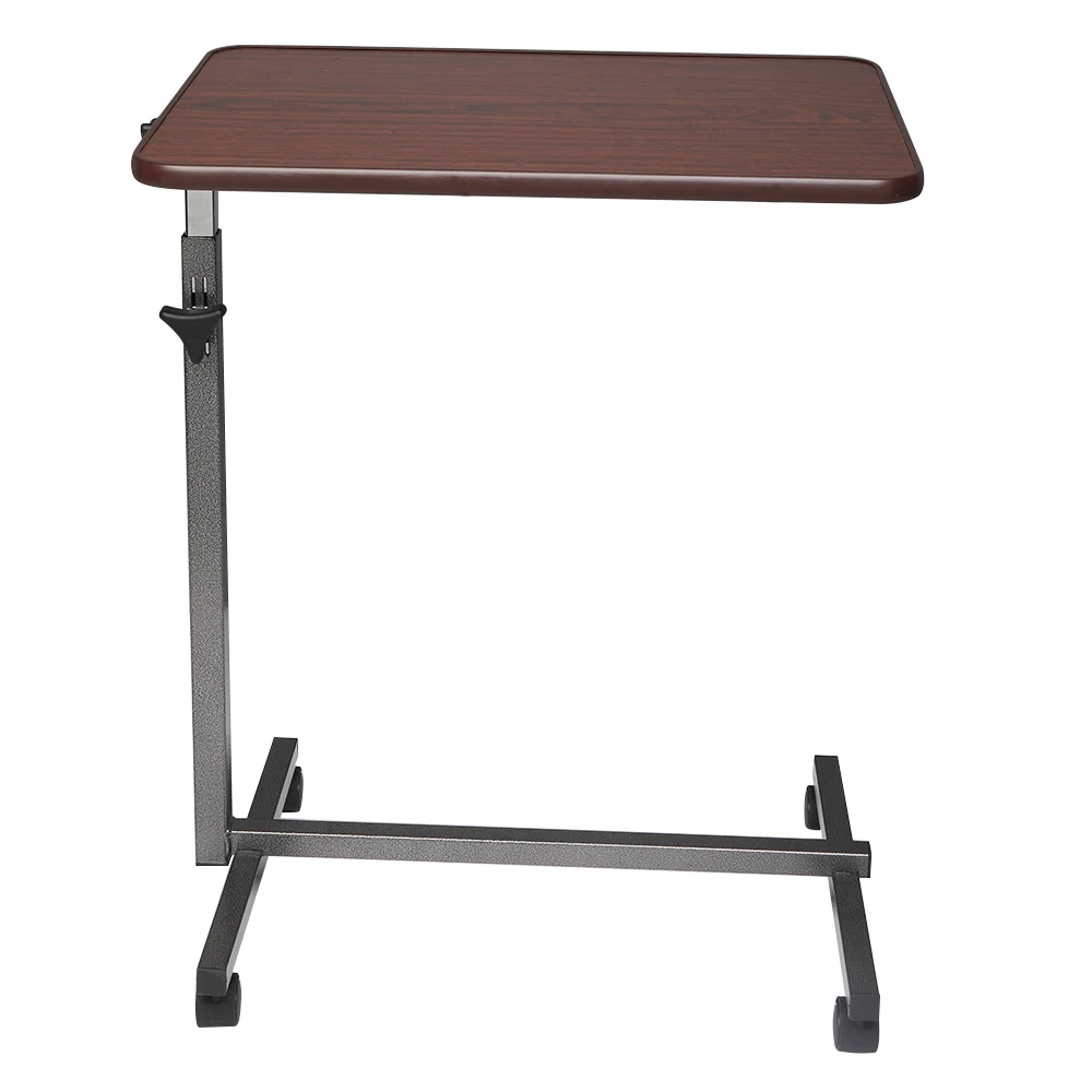 Multifunctional Adjustable Bedside Table Side Table MDF/Iron/4 Wheels With Brake, Dark Wood Grain Color
Multifunctional Adjustable Bedside Table Side Table MDF/Iron/4 Wheels With Brake, Dark Wood Grain Color