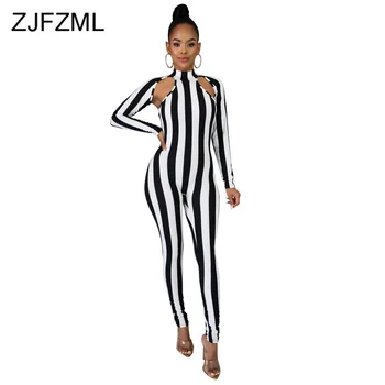 Stripe Sexy Bandage Jumpsuit Women Cut-Out Shoulder Bodycon One Piece Bodysuit 2020 Causal Elegant Long Sleeve Plus Size Rompers
Stripe Sexy Bandage Jumpsuit Women Cut-Out Shoulder Bodycon One Piece Bodysuit 2020 Causal Elegant Long Sleeve Plus Size Rompers