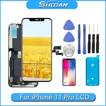 Original OLED LCD For iPhone 11 Pro Display With 3D Touch Screen Digitizer Assembly Replacement For iPhone 11 Pro
Original OLED LCD For iPhone 11 Pro Display With 3D Touch Screen Digitizer Assembly Replacement For iPhone 11 Pro