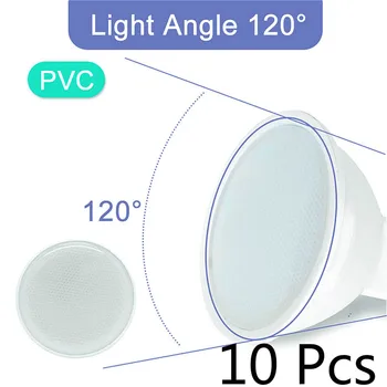 10 pack Dimmable GU10 MR16 E27 E14 LED Bulbs Equivalent Spotlight Halogen Equivalent Beam Angle 500LM Lampara 5000K Flashlight
10 pack Dimmable GU10 MR16 E27 E14 LED Bulbs Equivalent Spotlight Halogen Equivalent Beam Angle 500LM Lampara 5000K Flashlight