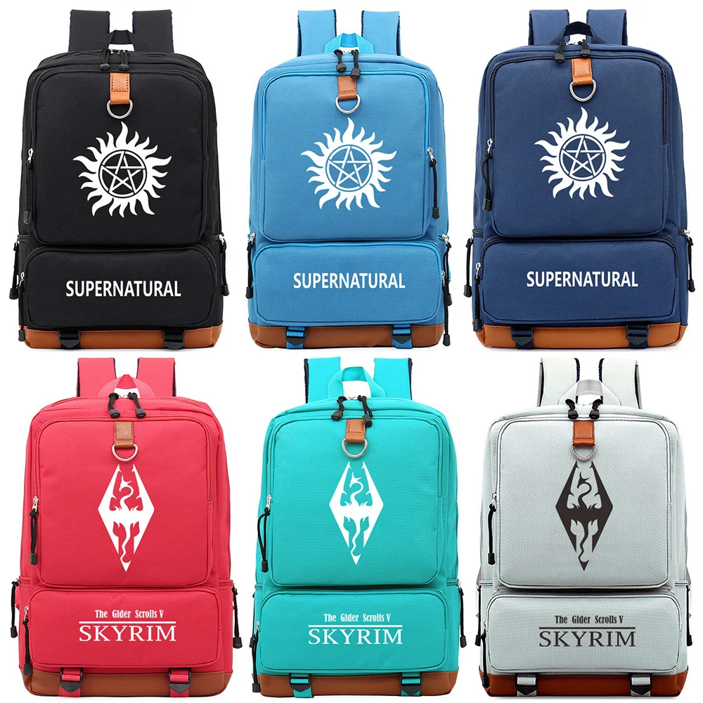 Supernatural RPG Games Skyrim Dragon Boy Girl Children School Bag Women Bagpack Teenagers Schoolbags Canvas Men Student Backpack
Supernatural RPG Games Skyrim Dragon Boy Girl Children School Bag Women Bagpack Teenagers Schoolbags Canvas Men Student Backpack