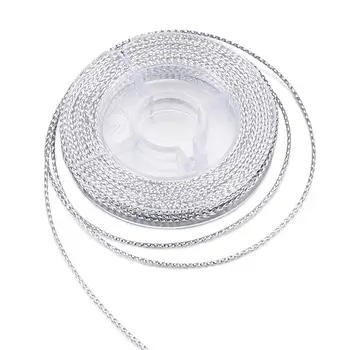 10m/roll Beading Cord Wire Non-Elastic Thread For Jewelry Making DIY Bracelets Findings Silver Color 0.6mm
10m/roll Beading Cord Wire Non-Elastic Thread For Jewelry Making DIY Bracelets Findings Silver Color 0.6mm