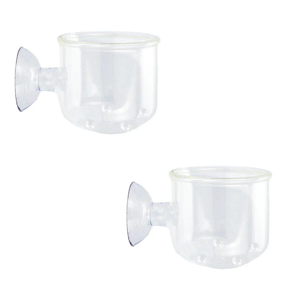 Senzeal 2X Small Crystal Glass Feeding Cup Holder Fish Shrimp Feeder Live Aquarium Fish Tank Aquatic Feeder Fish Tank Supplies
Senzeal 2X Small Crystal Glass Feeding Cup Holder Fish Shrimp Feeder Live Aquarium Fish Tank Aquatic Feeder Fish Tank Supplies