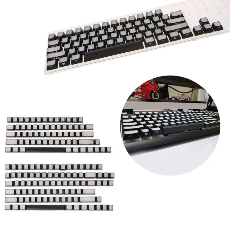 RGB Front/Side Printed Backlit Keycaps ISO ANSI Layout Translucidus Backlit Keycaps For Corsair K65 K70 Logitech G710 Cherry MX
RGB Front/Side Printed Backlit Keycaps ISO ANSI Layout Translucidus Backlit Keycaps For Corsair K65 K70 Logitech G710 Cherry MX