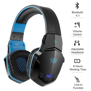 KOTION EACH B3505 Gaming Headset Wireless Bluetooth Headphone Over-ear Stereo Music Earphone with Mic for iPhone7 Samsung
KOTION EACH B3505 Gaming Headset Wireless Bluetooth Headphone Over-ear Stereo Music Earphone with Mic for iPhone7 Samsung