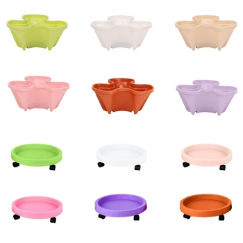 Removable Heavy Duty Flower Flower Pot Tray Round Plastic Tray Pot Rack Plant Caddy Rolling Potted Plant Stand
Removable Heavy Duty Flower Flower Pot Tray Round Plastic Tray Pot Rack Plant Caddy Rolling Potted Plant Stand