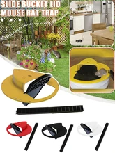 Smart Mouse Rat Trap Reusable Plastic Flip Slide Bucket Lid Humane Lethal Mouse Catcher Household Auto Reset Door Mice Trap 
Smart Mouse Rat Trap Reusable Plastic Flip Slide Bucket Lid Humane Lethal Mouse Catcher Household Auto Reset Door Mice Trap