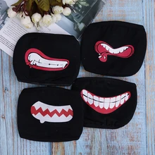 1PC bawełna pyłoszczelna maska ochronna na twarz Unisex koreański styl Kpop czarny niedźwiedź jazda na rowerze anti-kurz bawełna ochrona twarzy maski(China)