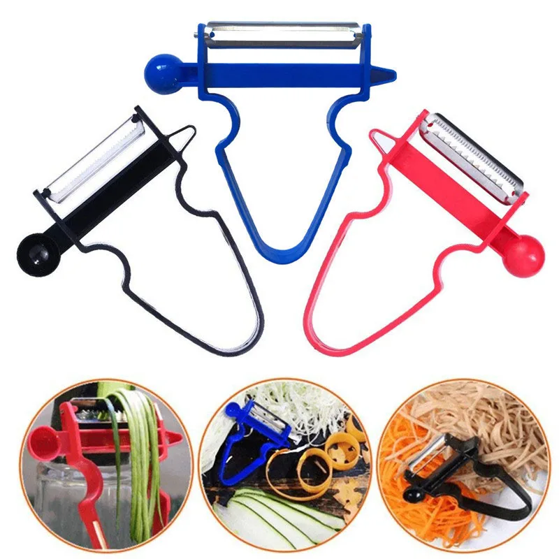 3pcs/set Magic Fruit Slicer Trio Shredder Peeler Vegetable Cutter Peel Stainless Steel Blade Zesters Kitchen Gadgets
3pcs/set Magic Fruit Slicer Trio Shredder Peeler Vegetable Cutter Peel Stainless Steel Blade Zesters Kitchen Gadgets
