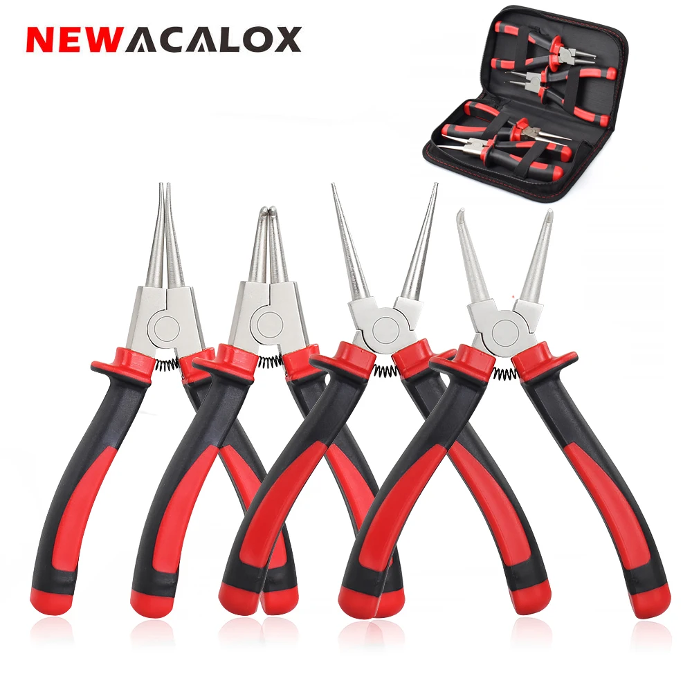 Набор плоскогубцев NEWACALOX 4 шт. плоскогубцы 7 "с внутренней/внешней защелкой