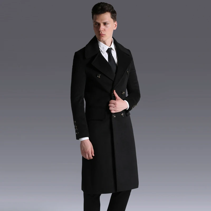 Long Style Coat Luxury Double Breasted Solid Color Wool Mens Jackets And Coats Plus Size 5XL 6XL Slim Fit Man Trench
Long Style Coat Luxury Double Breasted Solid Color Wool Mens Jackets And Coats Plus Size 5XL 6XL Slim Fit Man Trench