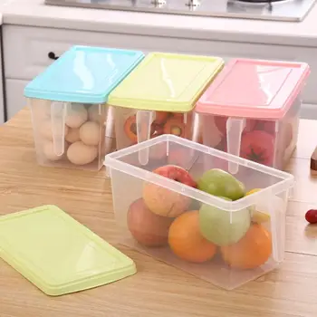 Refrigerator Food Organizer Portable Sealed Food Fruit Storage Box Organizer Container With Lid And Handle 
Refrigerator Food Organizer Portable Sealed Food Fruit Storage Box Organizer Container With Lid And Handle