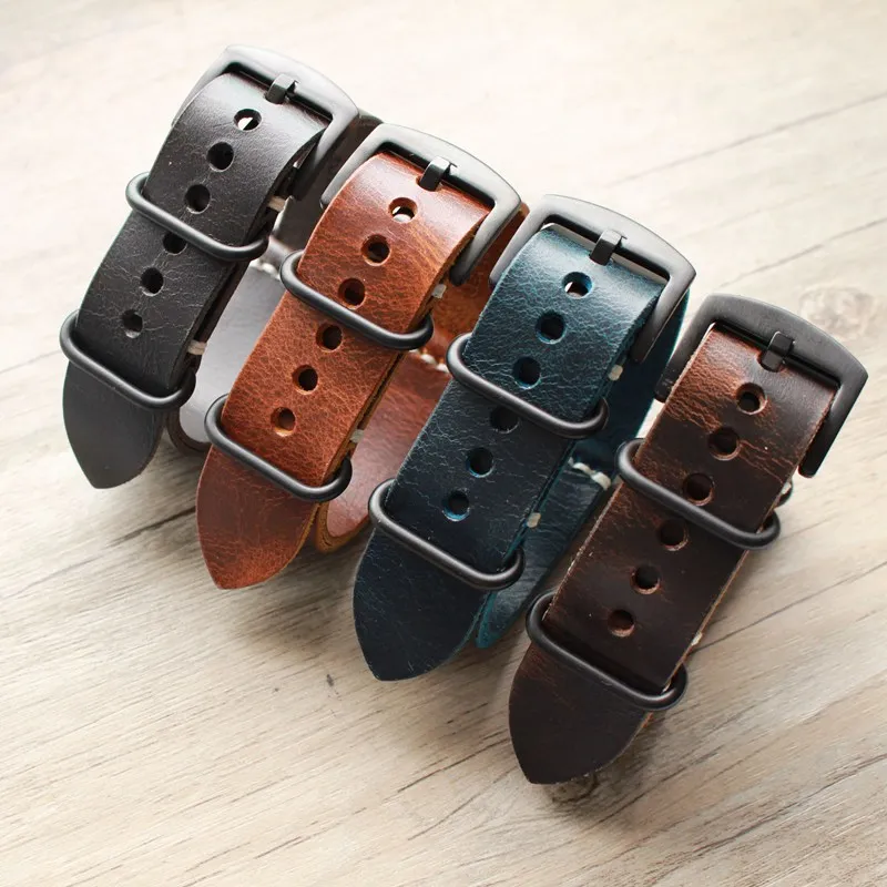 2020 Fashion Replacement Handmade oil wax leather strap 20/22MM NATO retro style cowhide leather watch men strap nato strap 22mm
2020 Fashion Replacement Handmade oil wax leather strap 20/22MM NATO retro style cowhide leather watch men strap nato strap 22mm