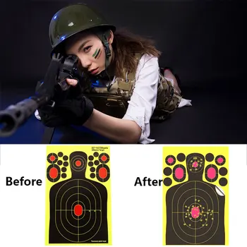 Paper Target Economic Yellow Rifle Training Hunter Target Stickers Archery Practice Outdoor Shooting Target
Paper Target Economic Yellow Rifle Training Hunter Target Stickers Archery Practice Outdoor Shooting Target