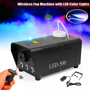 LED 500W Fog Machine /Stage Smoke Ejector/Wireless Remote Control Smoke Machine With RGB LED Lights/DJ Disco Party Smoke Thrower
LED 500W Fog Machine /Stage Smoke Ejector/Wireless Remote Control Smoke Machine With RGB LED Lights/DJ Disco Party Smoke Thrower
