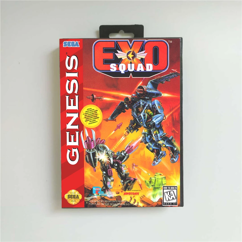 EXO Squad - USA Cover With Retail Box 16 Bit MD Game Card for Sega Megadrive Genesis Video Game Console
EXO Squad - USA Cover With Retail Box 16 Bit MD Game Card for Sega Megadrive Genesis Video Game Console
