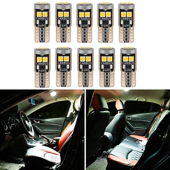 10x Error Free LED T10 W5W Car Parking Light Bulb For Ford MK4 4 Mustang Escape Transit KA Ecosport MK2 MK3 Galaxy Interior Lamp
10x Error Free LED T10 W5W Car Parking Light Bulb For Ford MK4 4 Mustang Escape Transit KA Ecosport MK2 MK3 Galaxy Interior Lamp