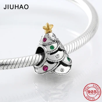 Fashion 925 Sterling Silver Beads Fit Original JIUHAO Bracelet Necklace Jewelry Festival Christmas Tree Charms for diy jewelry
Fashion 925 Sterling Silver Beads Fit Original JIUHAO Bracelet Necklace Jewelry Festival Christmas Tree Charms for diy jewelry
