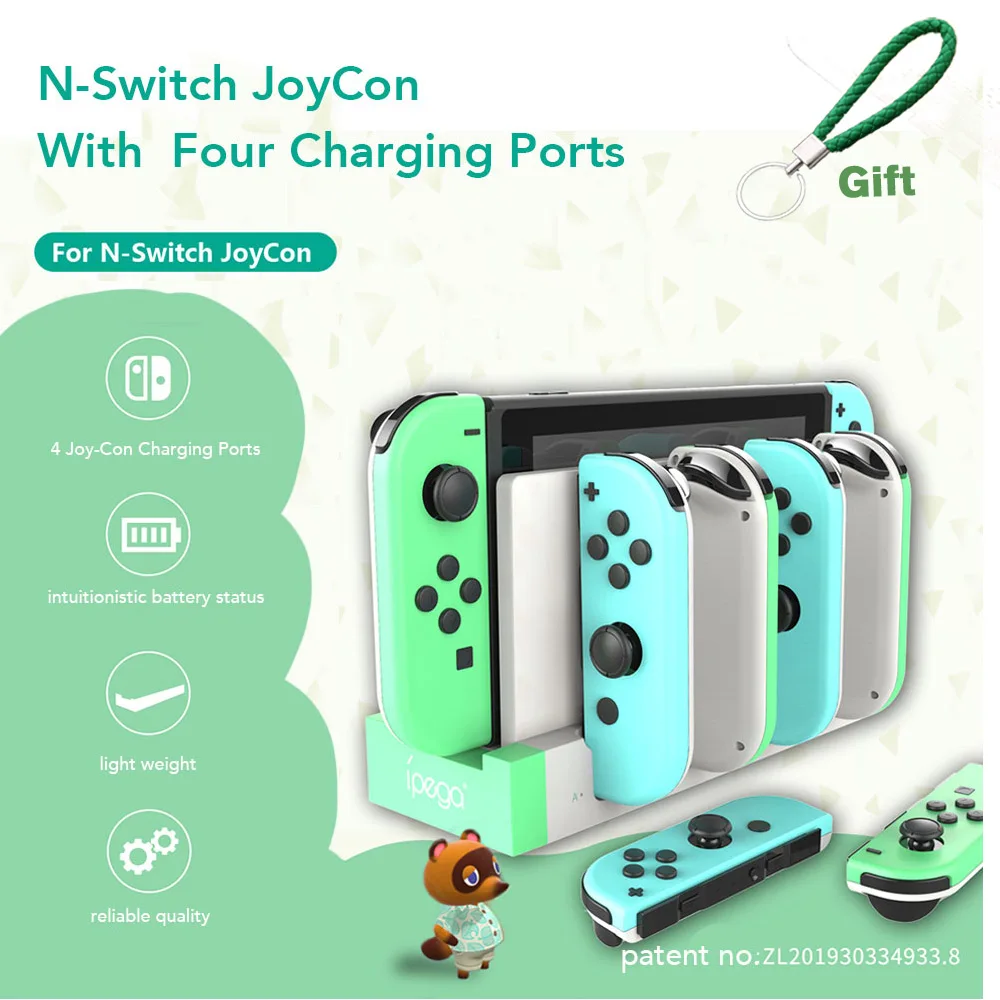 IPega PG-9186A Nintendo Switch Charging Dock for Nintendo Switch lite Dock Controller Joy-Cons Charging Station
IPega PG-9186A Nintendo Switch Charging Dock for Nintendo Switch lite Dock Controller Joy-Cons Charging Station