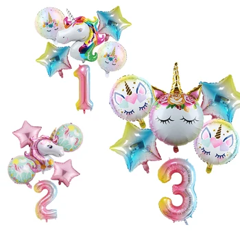 6Pcs Number Birthday party Decorations Baby Girl Boy Gifts Unicorn Cartoon Figure Helium Balloons Baby Show Decor ww05
6Pcs Number Birthday party Decorations Baby Girl Boy Gifts Unicorn Cartoon Figure Helium Balloons Baby Show Decor ww05
