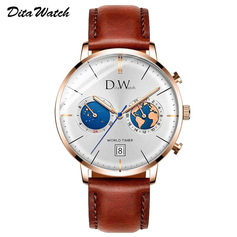 Mens Watches Personalized Watch Men Luxury Quartz Man Multiple Time Zone Wrist Watch Men Fashion Relogio Masculino New 2019 DITA
Mens Watches Personalized Watch Men Luxury Quartz Man Multiple Time Zone Wrist Watch Men Fashion Relogio Masculino New 2019 DITA