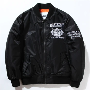 Japanese autumn new MA-1 bomber military motorcycle jacket men's street pilot embroidered letter jacket men's Baseball Jacket
Japanese autumn new MA-1 bomber military motorcycle jacket men's street pilot embroidered letter jacket men's Baseball Jacket