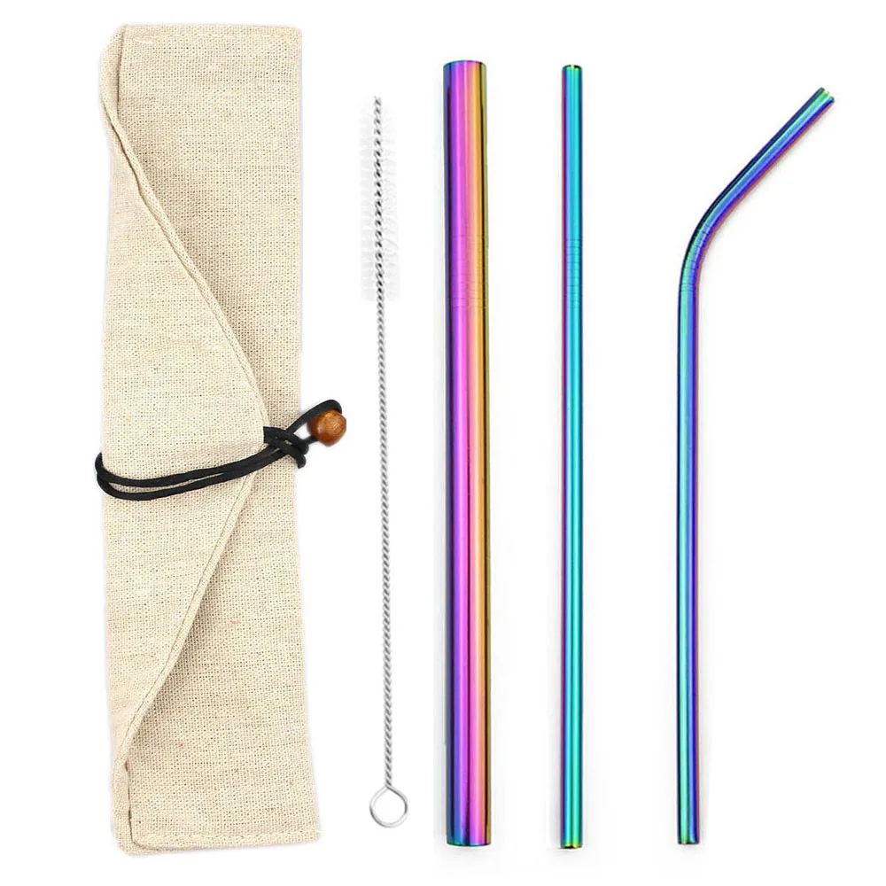 5pcs Reusable Drinking Coffee Tea Straw 304 Stainless Steel Metal Straw Colorful Eco-friendly Smoothies Drinking Straws Wind Bag
5pcs Reusable Drinking Coffee Tea Straw 304 Stainless Steel Metal Straw Colorful Eco-friendly Smoothies Drinking Straws Wind Bag