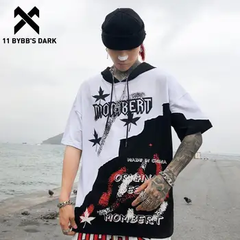 11 BYBB'S DARK Streetwear Hip Hop Tshirt Color Block Graffiti Hooded Men Summer Harajuku Top Tees Casual Cotton Short Sleeve
11 BYBB'S DARK Streetwear Hip Hop Tshirt Color Block Graffiti Hooded Men Summer Harajuku Top Tees Casual Cotton Short Sleeve