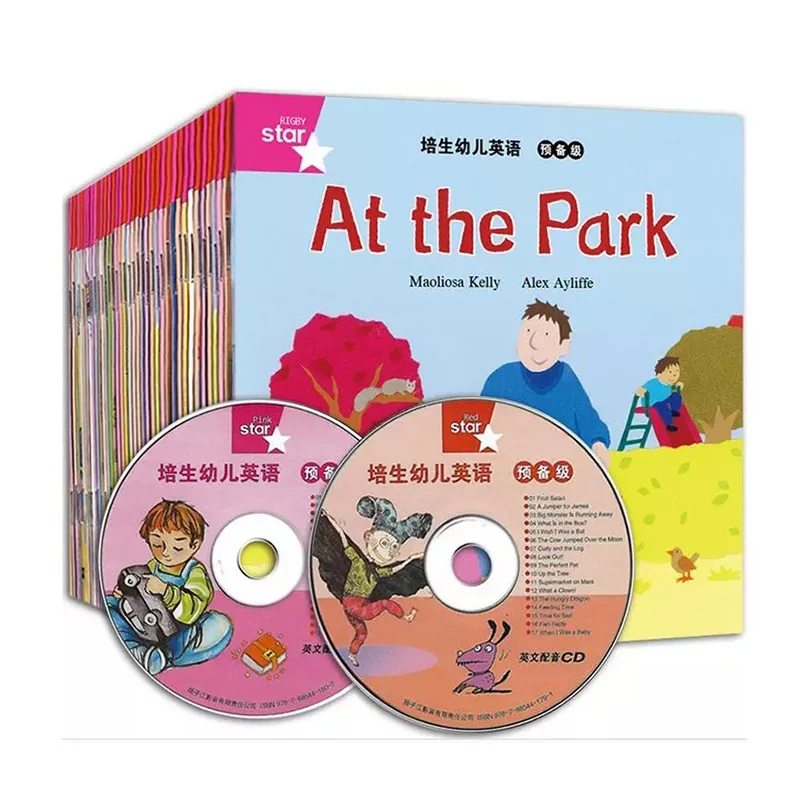35Pcs/Lot+CD2Pcs School Picture Cartoon Story English Book for Kids Kindergarten Learning Toys Educational for Children Baby
35Pcs/Lot+CD2Pcs School Picture Cartoon Story English Book for Kids Kindergarten Learning Toys Educational for Children Baby