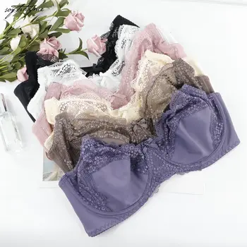 Softrhyme C D DD E Cup Lace Ultrathin Bra Women Sexy Lingerie Comfortable Female Underwear Brasier Mujer Plus Size Bras 38-48
Softrhyme C D DD E Cup Lace Ultrathin Bra Women Sexy Lingerie Comfortable Female Underwear Brasier Mujer Plus Size Bras 38-48