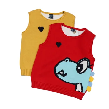 Dinosaur Baby Boy Sweater Vest Warm Autumn Children Waistcoat Sleeveless O-Neck Infant Pullover Cotton Blended Kids Clothing
Dinosaur Baby Boy Sweater Vest Warm Autumn Children Waistcoat Sleeveless O-Neck Infant Pullover Cotton Blended Kids Clothing