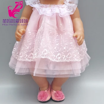 Dolls dress for 43cm born baby doll clothes lace dress with underwear for 18 inch girl doll pink dress
Dolls dress for 43cm born baby doll clothes lace dress with underwear for 18 inch girl doll pink dress