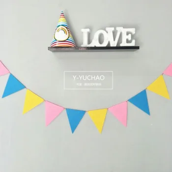 Triangle Multicolour Flags Children Room Kids Decor Handmade a Solid Color Bed Hanging Teepees Baby Room Wall Decoration
Triangle Multicolour Flags Children Room Kids Decor Handmade a Solid Color Bed Hanging Teepees Baby Room Wall Decoration
