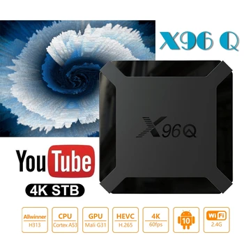 X96Q Android 10.0 TV Box 2GB 16GB Allwinner H313 Quad Core 4K 60fps H.265 2.G Wifi Google Player Youtube Netflix X96 Set Top Box
X96Q Android 10.0 TV Box 2GB 16GB Allwinner H313 Quad Core 4K 60fps H.265 2.G Wifi Google Player Youtube Netflix X96 Set Top Box