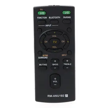Replace Replace Remote Control RM-ANU192 for Sony Smart LCD LED TV HT-CT60BT SA-CT60BT SA-CT60 Sound Bar Television Controller
Replace Replace Remote Control RM-ANU192 for Sony Smart LCD LED TV HT-CT60BT SA-CT60BT SA-CT60 Sound Bar Television Controller
