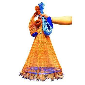 Large Strong And Durable Weight Net Falls Into The Water Fast Small Sound The Good Fishing Effect Magic Fishing Net