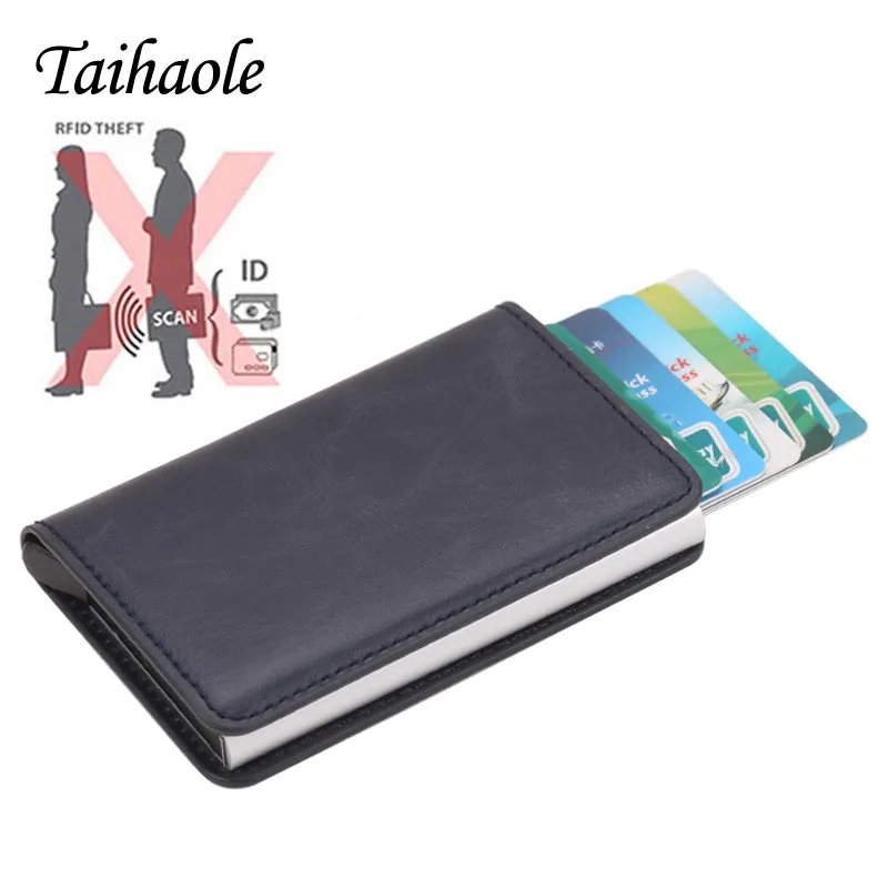 Taihaole 2020 Men Credit Card Holders Business ID Card Case Fashion Automatic RFID Card Holder Aluminium Bank Card Wallets
Taihaole 2020 Men Credit Card Holders Business ID Card Case Fashion Automatic RFID Card Holder Aluminium Bank Card Wallets