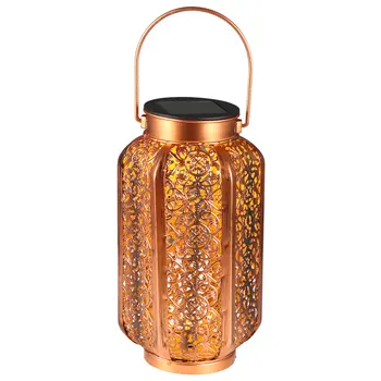Solar LED Lantern Wrought Iron Hollow Pattern Projection Lamp Outdoor Decoration Portable Hanging Lantern For Garden Patio Yard 
Solar LED Lantern Wrought Iron Hollow Pattern Projection Lamp Outdoor Decoration Portable Hanging Lantern For Garden Patio Yard