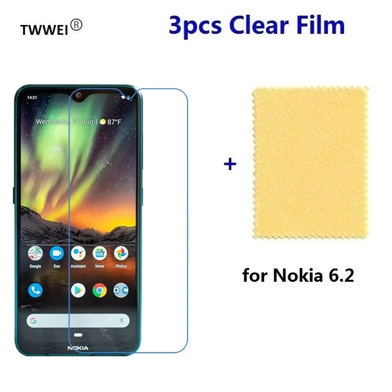 3 Pcs Plastic Soft Protective Film for Nokia 6.2 7.2 6.1 7.1 8.1 Plus LCD (Not Glass) Screen Protector Foil On | Мобильные телефоны